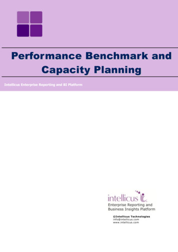 Intellicus Performance Benchmark And Capacity Planning