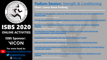 Podium Session: Strength & Conditioning - ISBS