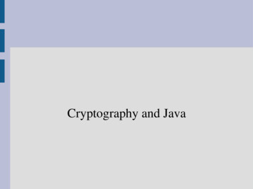 Cryptography And Java