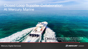 Closed Loop Supplier Collaboration At Mercury Marine