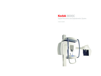Kodak 8000C System User Guide - Dentalcompare 