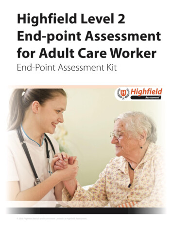 Highfield Level 2 End-Point Assessment For