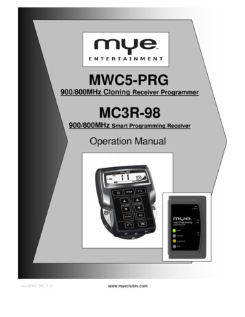 Man MWC5-98 V10 - MYE Fitness Technologies