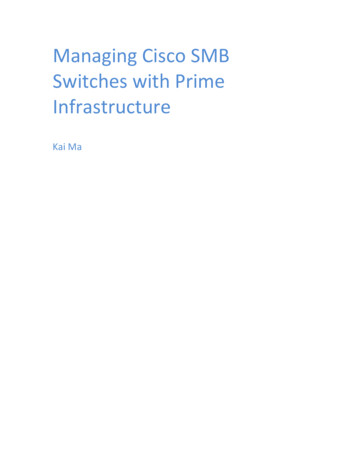 Managing Cisco SMB Switches With Prime Infrastructure 20170726