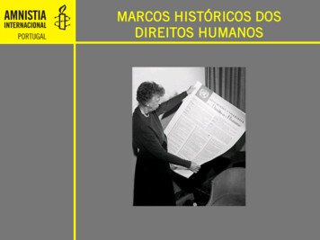 Marcos Históricos Dos Direitos Humanos