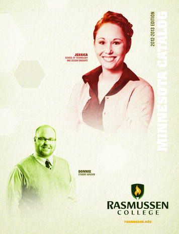 Minnesota Catalog 2012-2013 Edition - Rasmussen University