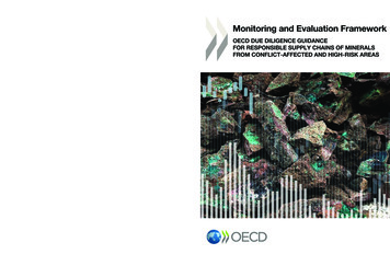Monitoring And Evaluation Framework - OECD