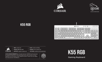 49 001882 RevAA NA K55 RGB QSG M - CORSAIR