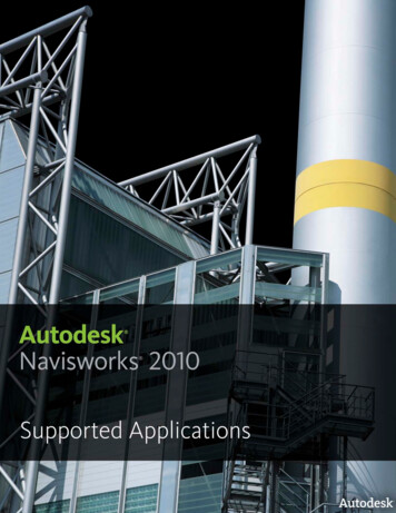 Navisworks 2010 Supported Formats And Applications