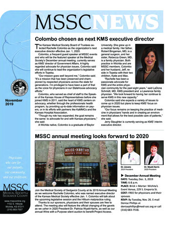 MSSC Annual Meeting Looks Forward To 2020
