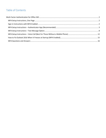 Table Of Contents - Rivier University