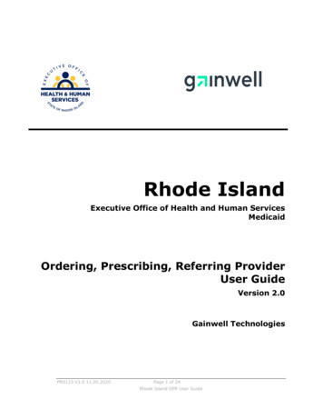 Rhode Island - Riproviderportal 