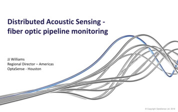 Distributed Acoustic Sensing - Fiber Optic Pipeline Monitoring