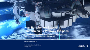 New Bartolomeo External Platform On Its Pathway To Space