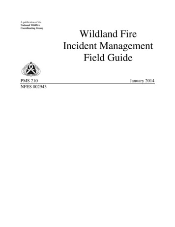 Wildland Fire Incident Management Field Guide - NPS History