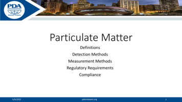 Particulate Matter - PDA Midwest