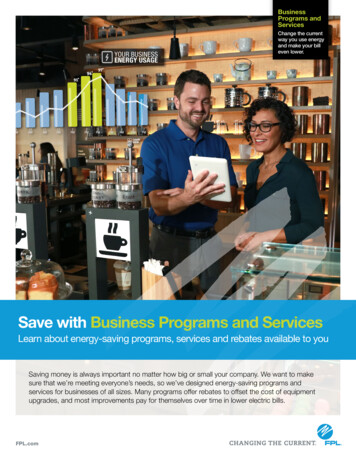 Save With Business Programs And Services - FPL