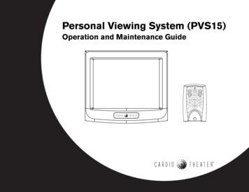 Personal Viewing System (PVS15) - Timkha 