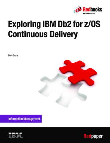 Exploring Db2 For Z/OS Continuous Delivery - IBM Redbooks