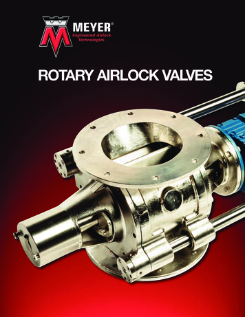 ROTARY AIRLOCK VALVES - Meyer Industrial Solutions