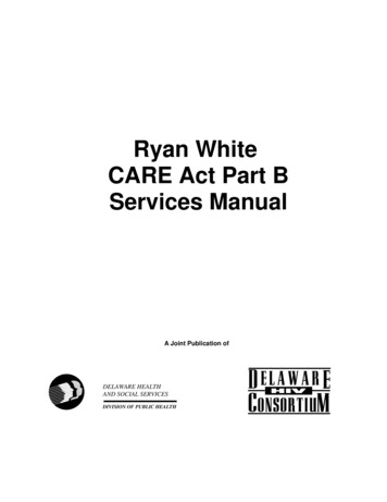 Ryan White Services Manual - Delaware