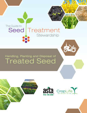 Treated Seed - The Guide To Seed Treatment Stewardship