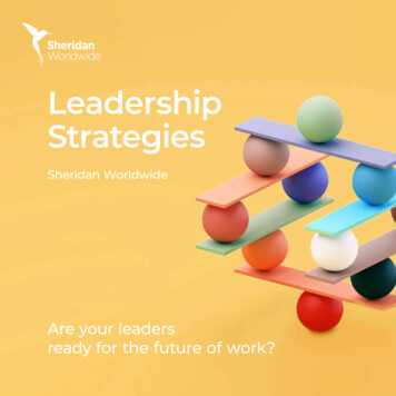 Leadership Strategies - Sheridan Worldwide