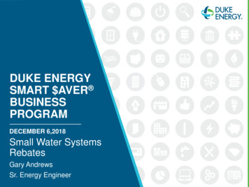 Duke Energy Smart Aver Business Program
