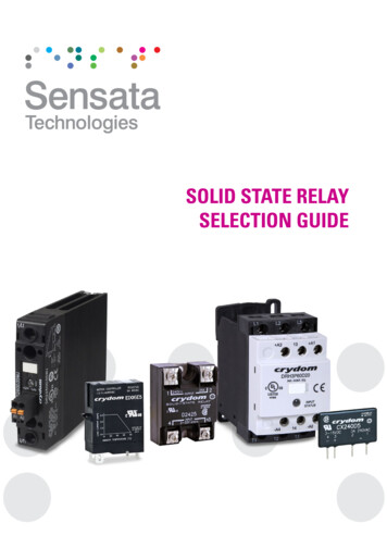 Solid State Relay Selection Guide
