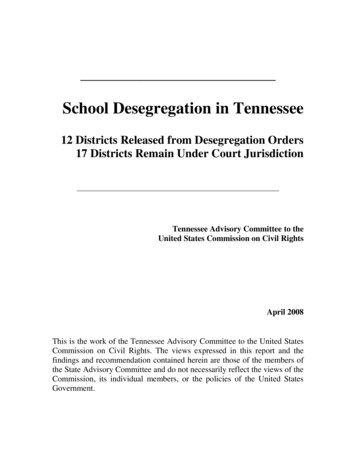 School Desegregation In Tennessee