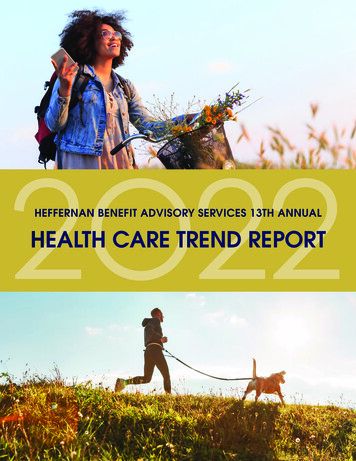 Heffernan Benefit Advisory Services 13th Annual Health Care Trend Report