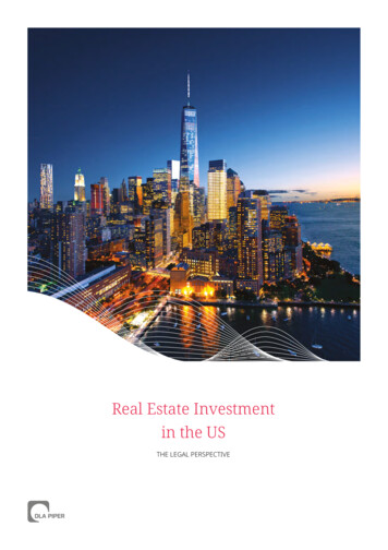 Real Estate Investment In The US - DLA Piper REALWORLD