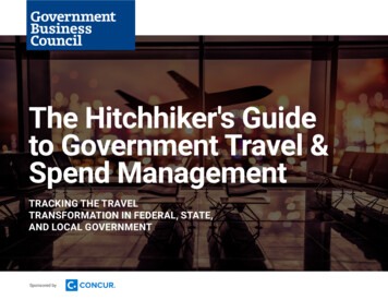 The Hitchhiker's Guide To Government Travel & Spend Management