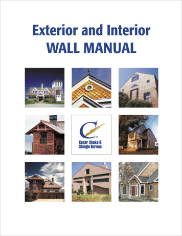 Exterior And Interior WALL MANUAL - Maibec