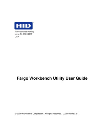 Fargo Workbench Utility User Guide - ID Wholesaler