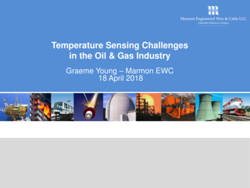Temperature Sensing Challenges In The Oil & Gas Industry - Strath