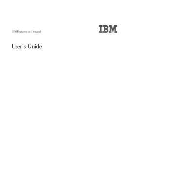 IBM Features On Demand: User's Guide - Etilize
