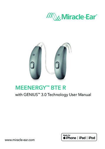 MEENERGY BTE R - Miracle-ear 