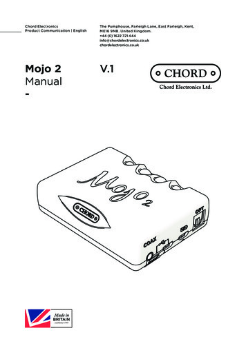 Mojo 2 V.1 Manual - Hifi-im-hinterhof.de