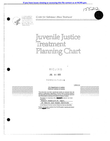 Lhnl1·I'I Juvenile Justice Treaitmelnrlc Planning Chart