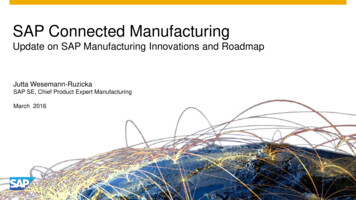 SAP Connected Manufacturing