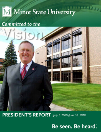 Committed To The Vision - Minot State University