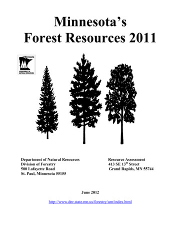 Minnesota's Forest Resources 2011