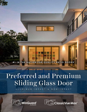 Preferred And Premium Sliding Glass Door - Weather Tite Windows