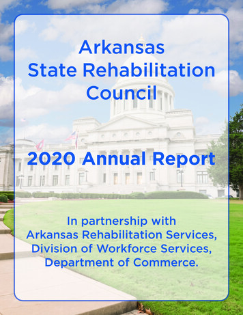 Arkansas State Rehabilitation Council - NCSRC