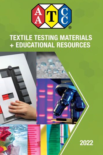Textile Test Methods - AATCC Home