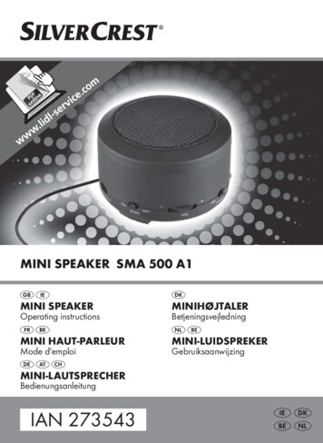 Mini Speaker Sma 500 A1