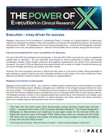 Execution In Clinical Research - Samedan Ltd