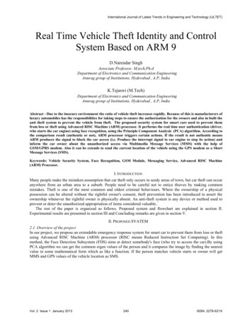Real Time Vehicle Theft Identity And Control System Based On ARM 9