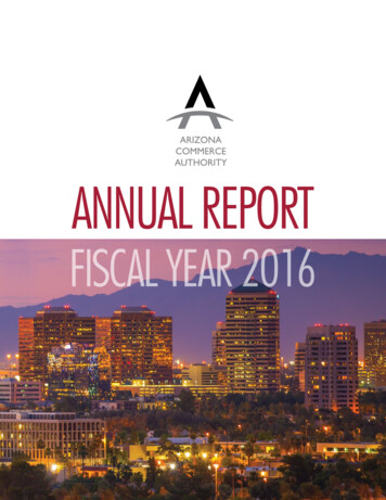 ANNUAL REPORT - Arizona Business Know How